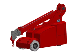 Стреловой самоходный электрогидравлический Мини-кран КЭГС МС-6 модельная серия №6 с дистанционным управлением